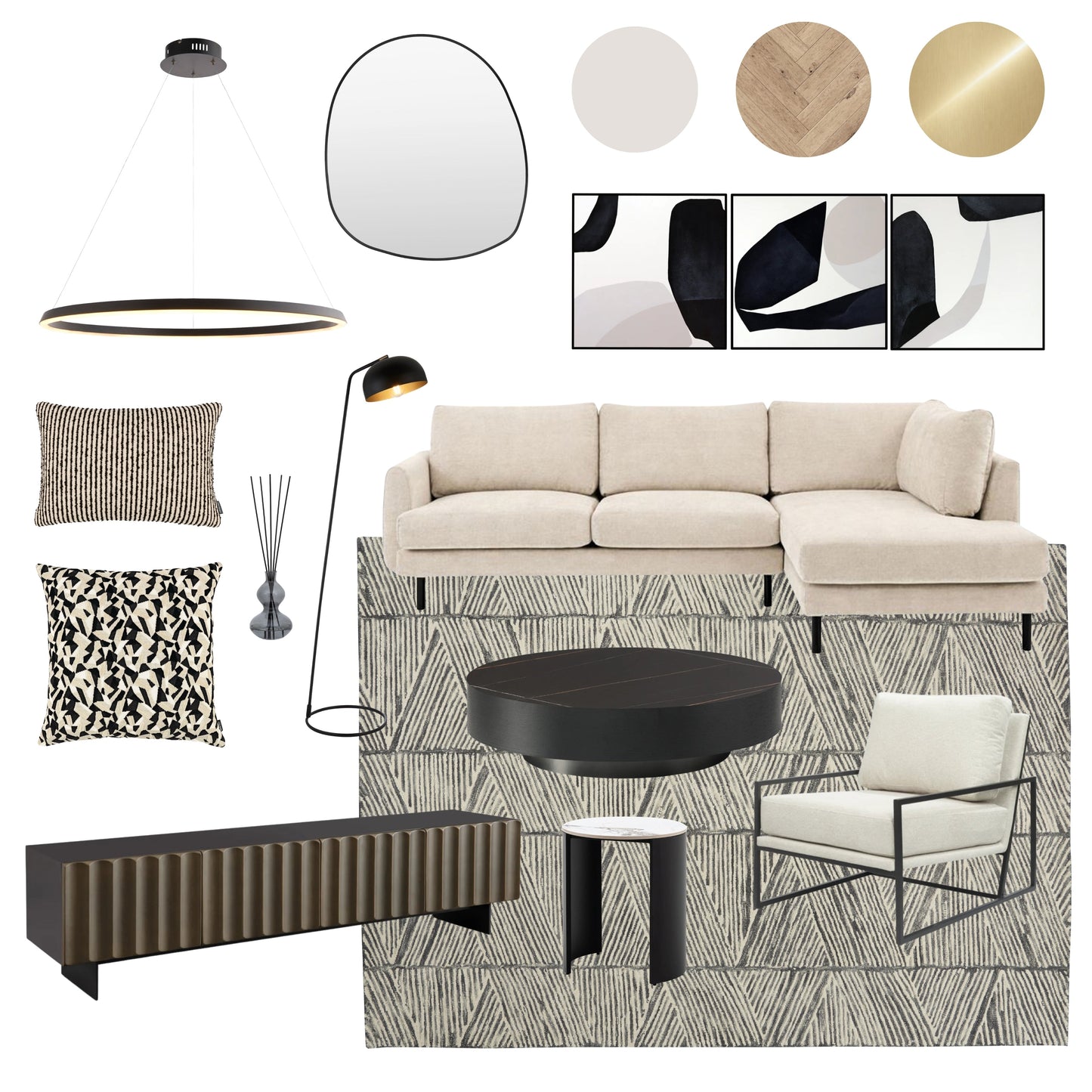 Black Accents Lounge