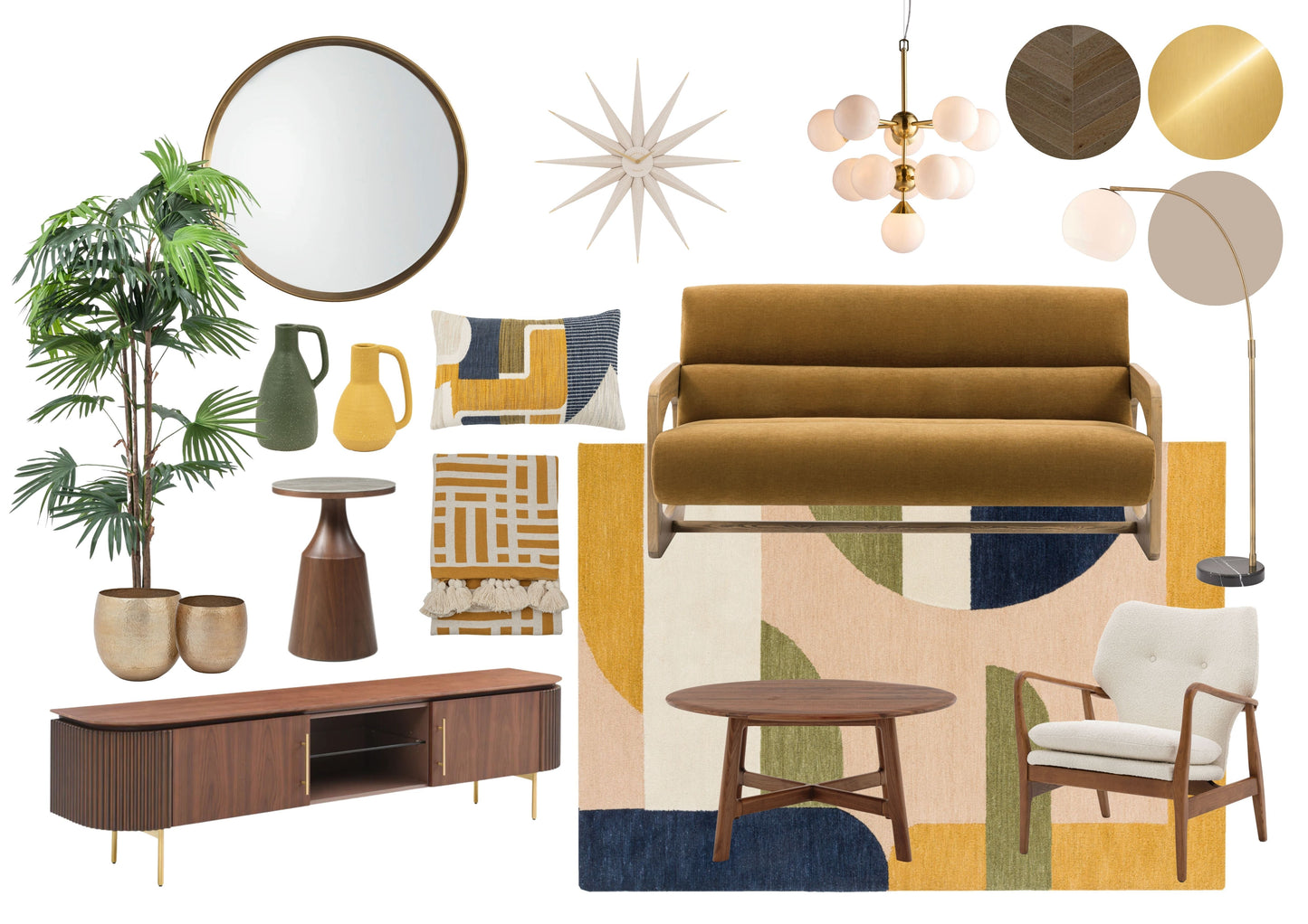Mid-Century Modern Lounge