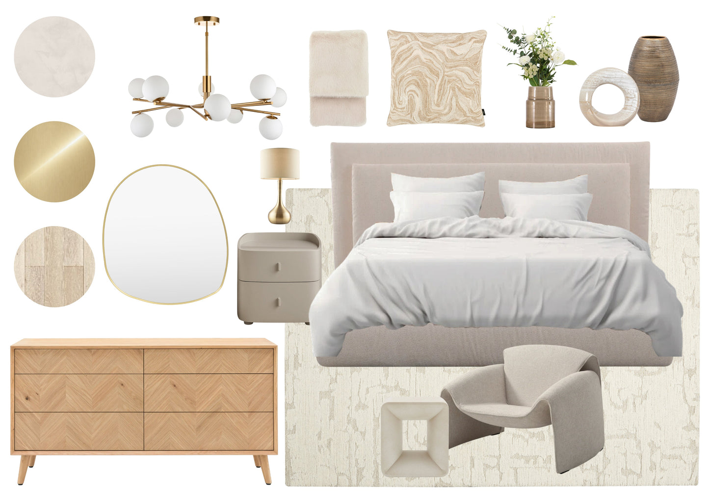 Neutral Calm Bedroom