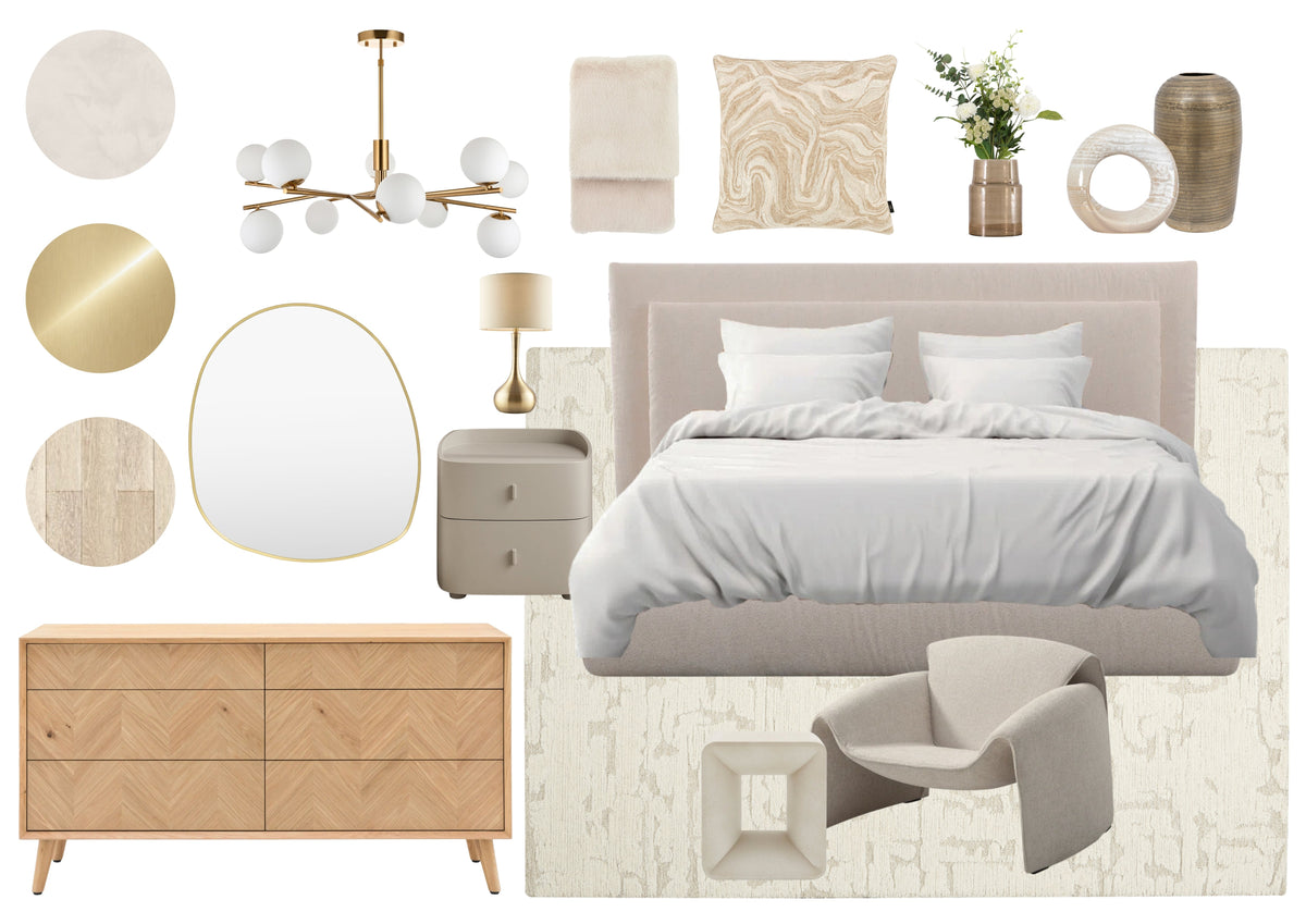 Neutral Calm Bedroom Collection 1
