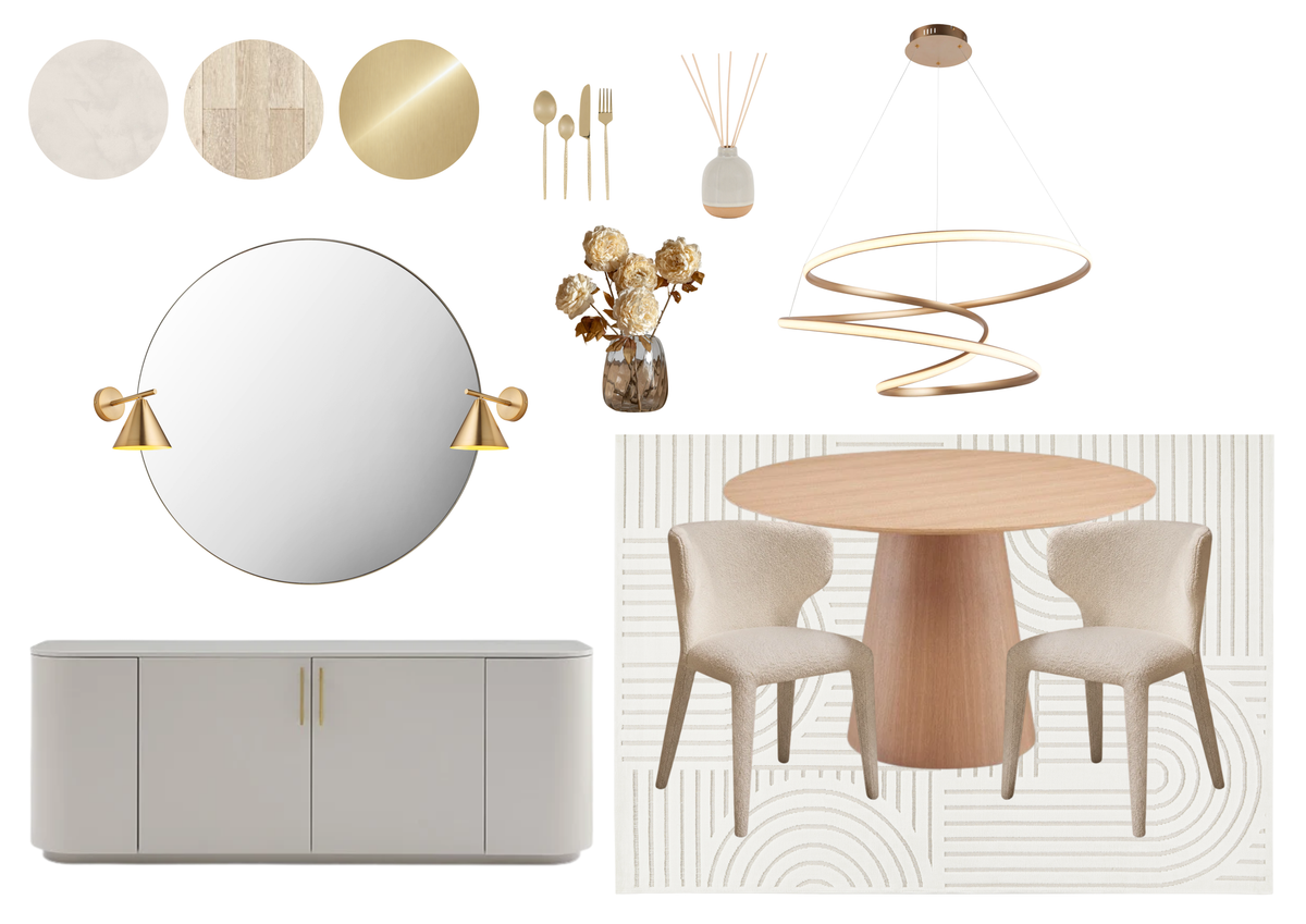 Neutral Calm Dining Room Collection 2